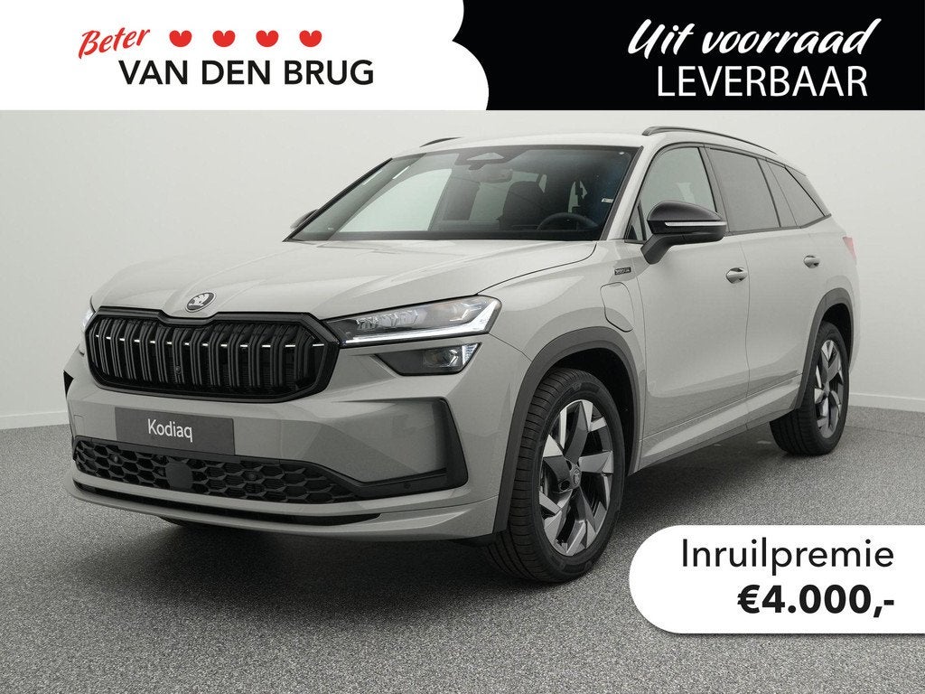 Skoda Kodiaq Sportline Business 1.5 TSI PHEV | Trekhaak | El, Auto's, Skoda, 1498 cc, 4 cilinders, Plug-in hybride, Bedrijf