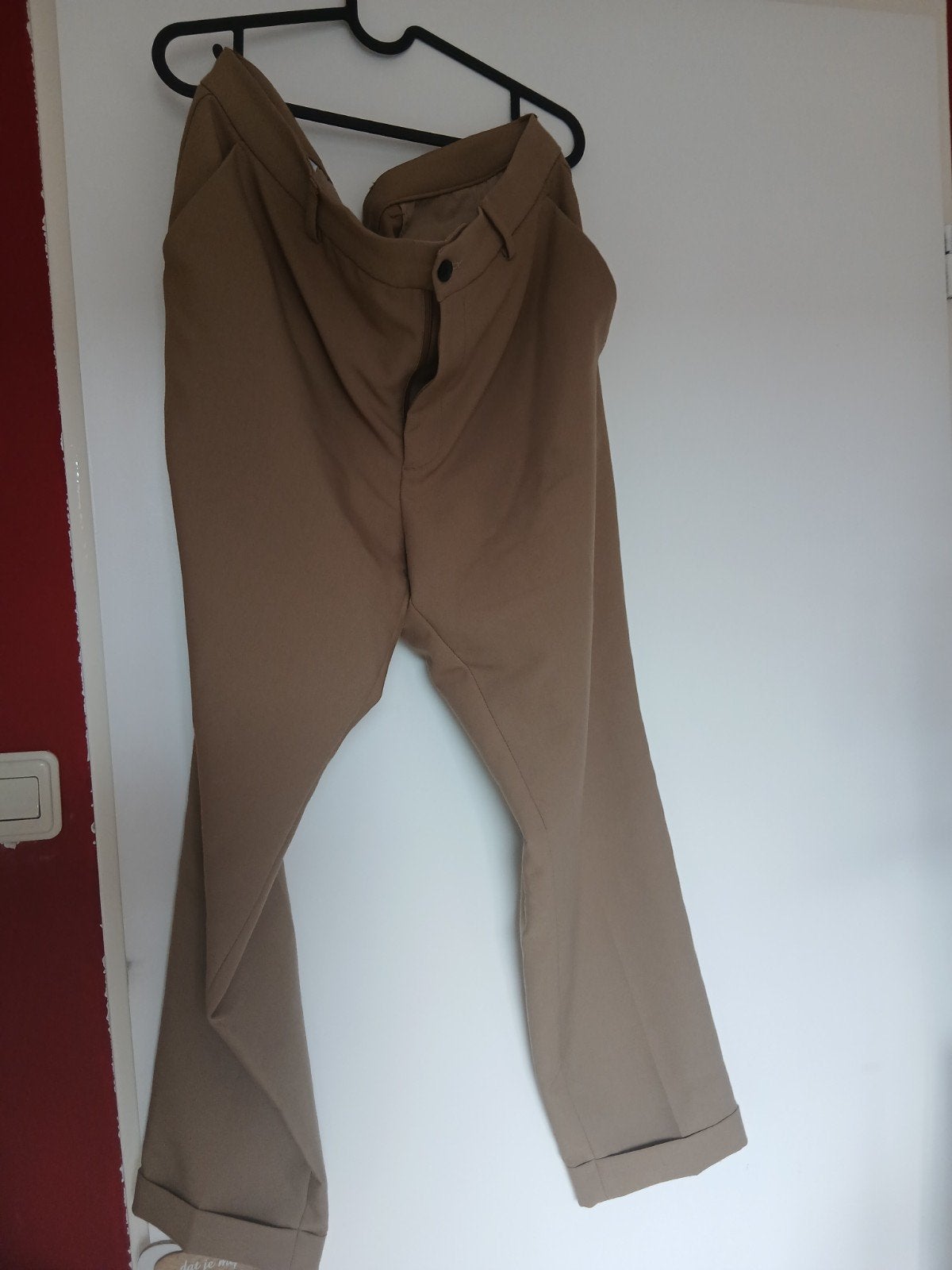 Nette dames pantalon/broek van Reserved 54, Kleding | Dames, Beige, Maat 46/48 (XL) of groter, Ophalen of Verzenden, Zo goed als nieuw