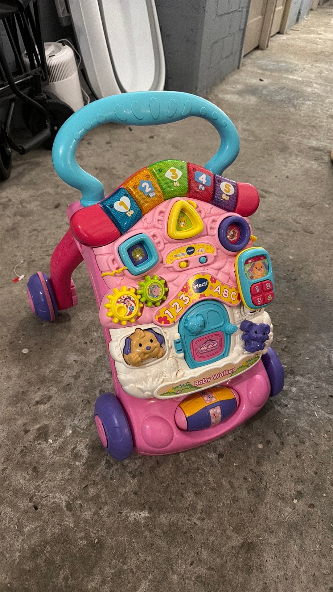 Vtech loopwagen, Kinderen en Baby's, Speelgoed | Vtech, Ophalen, Zo goed als nieuw, 6 maanden tot 2 jaar