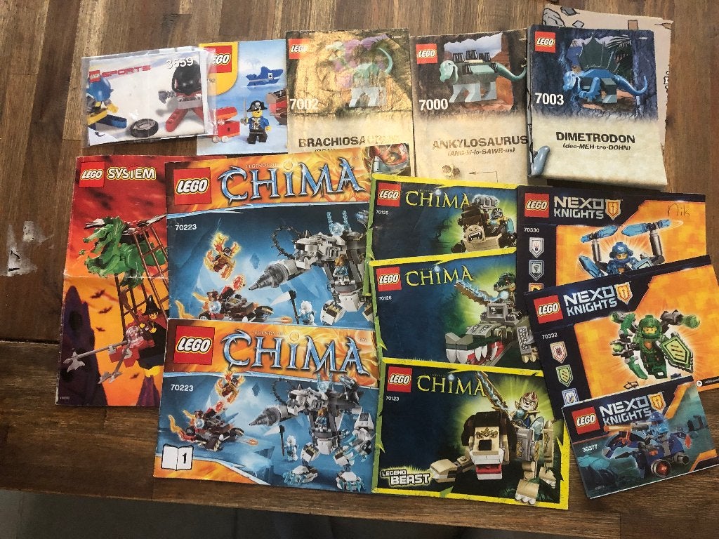 Lego instructieboekjes diverse series, Overige thema's, Lego, Overige typen, Nieuw
