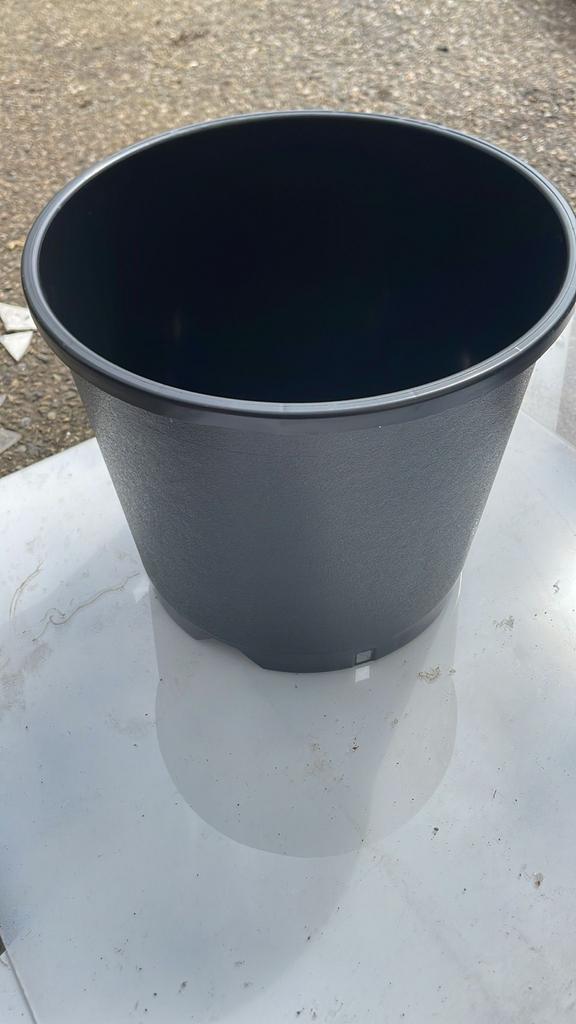1000 stuks bloempotten, nieuw en gebruikt, 15L, D305x265, Kunststof, Gebruikt, Rond, Binnen