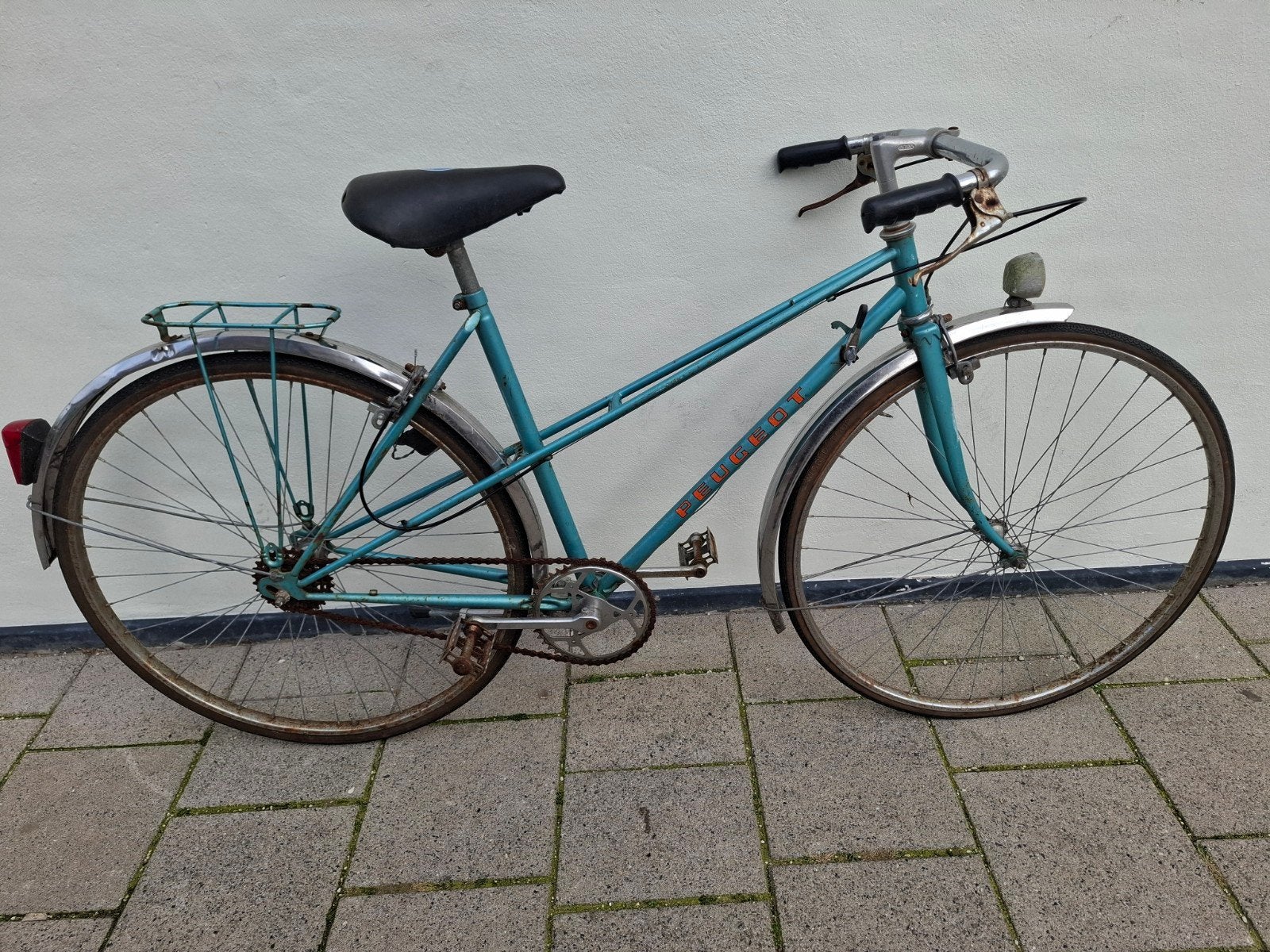 Vintage Peugeot sportfietsje, opknapper, Fietsen en Brommers, Ophalen, Jaren '60 of nieuwer, Velgrem, 47 tot 51 cm