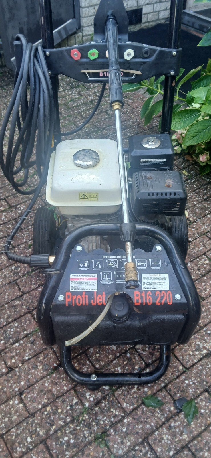 Profi Jet B16 220 Hogedrukreiniger met Benzine Motor, Ophalen, Gebruikt, Benzine, Profi Jet
