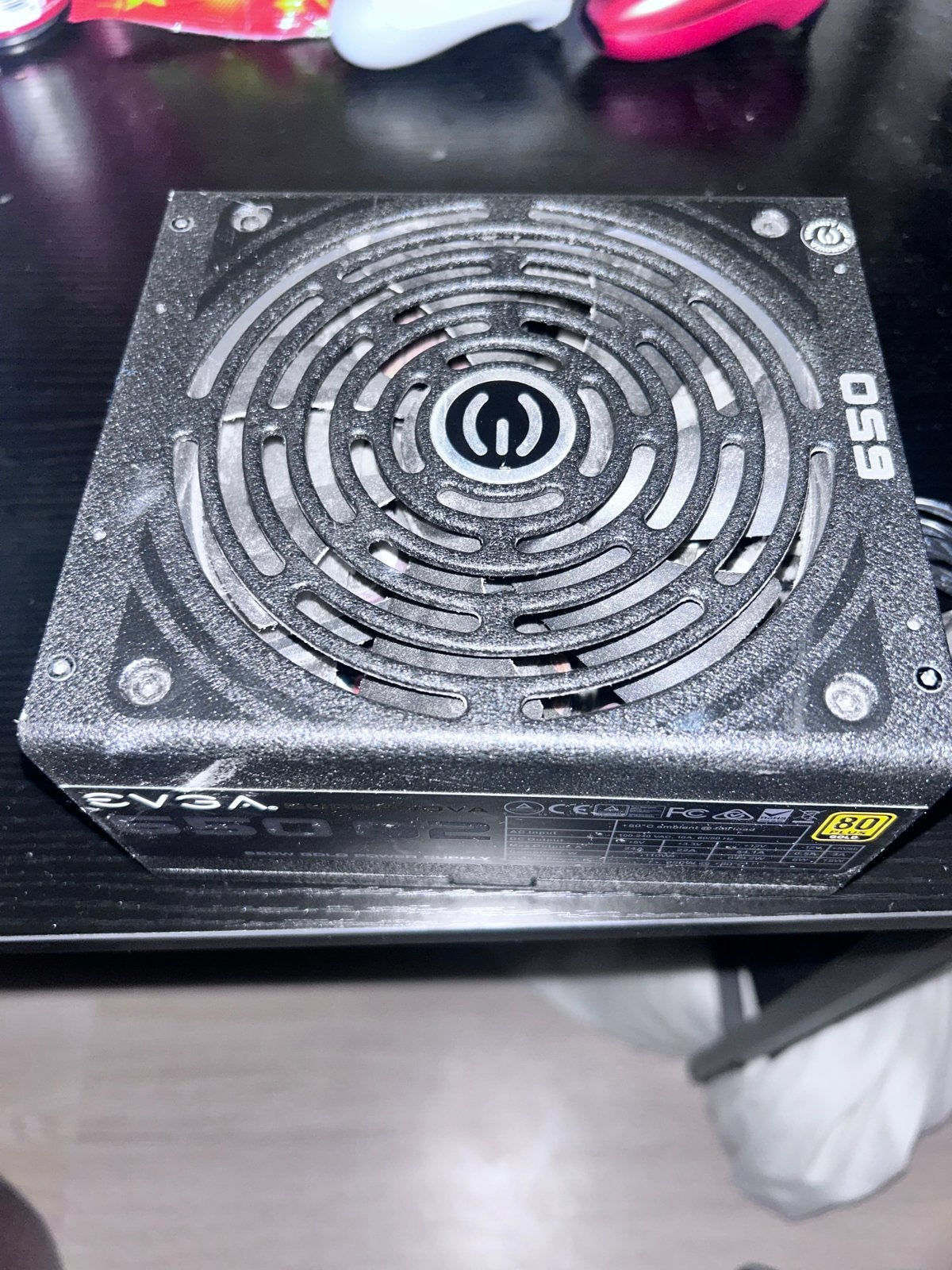 EVGA 650 GQ Voeding - 650W 80 Plus Gold, Computers en Software, Ophalen, Gebruikt
