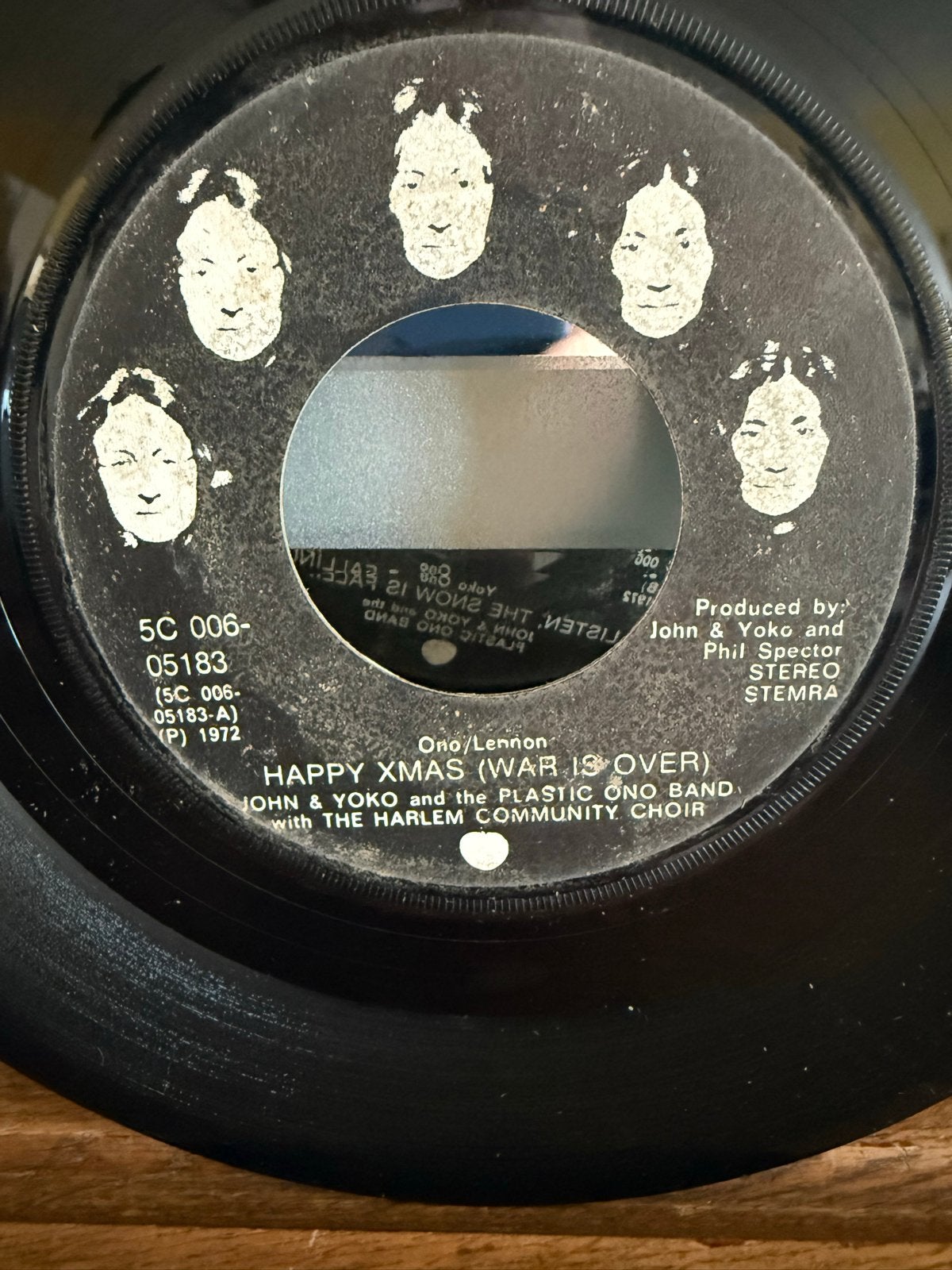 John & Yoko - Happy Xmas (War Is Over) - Single (1972), Cd's en Dvd's, Vinyl Singles, Originele persing, 7 inch, Single, Ophalen of Verzenden