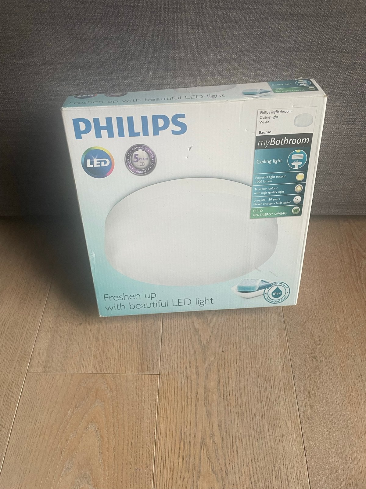 Philips myBathroom Plafondlamp LED - Nieuw in doos, Huis en Inrichting, Wit, Kunststof, Philips, Nieuw