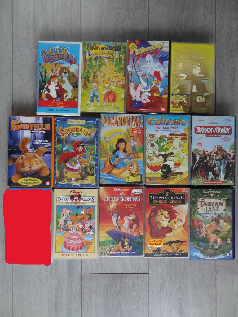Diverse Videobanden 14 Stuks >Snelle Verzending!<, Gebruikt, Tekenfilm, Alle leeftijden, Kinderprogramma's en -films