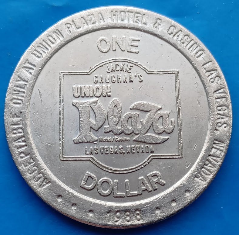 Token Union Plaza Casino Las Vegas Nevada $ 1 - 1988, Verzenden, Overige materialen, Buitenland