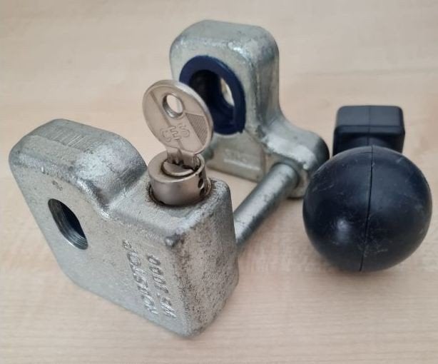 Robstop WS 3000 disselslot, Caravans en Kamperen, Ophalen, Gebruikt