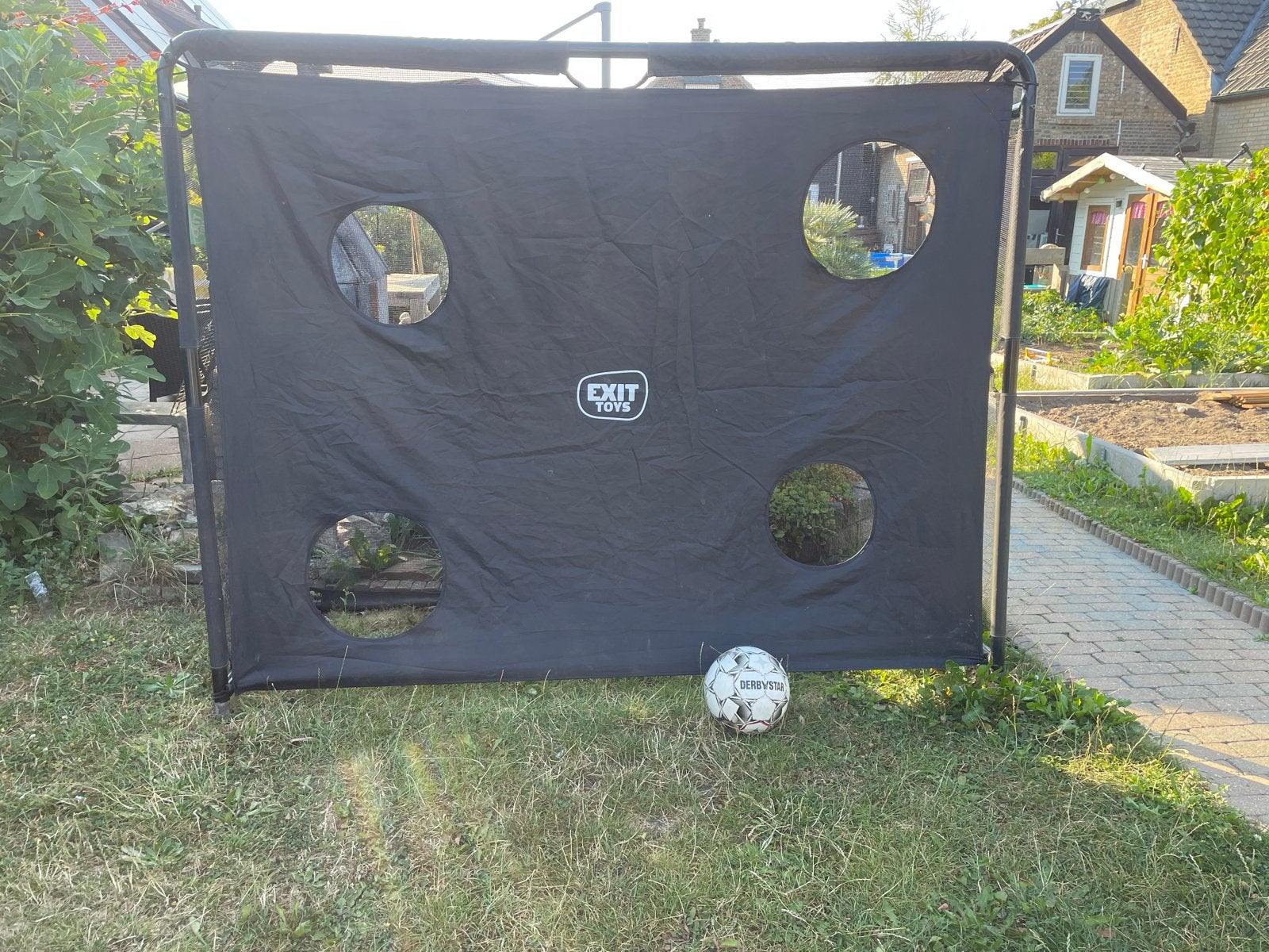 EXIT TOYS Voetbaldoel met schietdoek, Maat XS of kleiner, Ophalen, Gebruikt, Overige typen