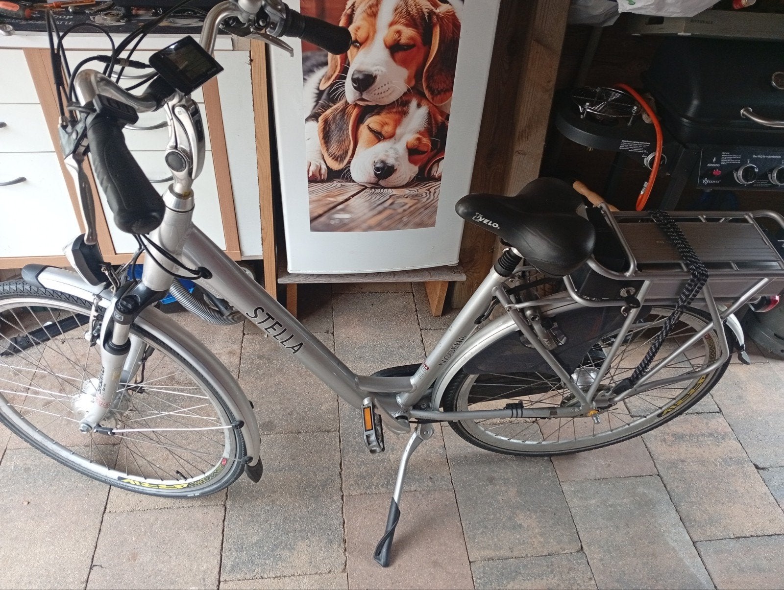 keurige stella modena, Zo goed als nieuw, 51 tot 55 cm, 30 tot 50 km per accu, Ophalen
