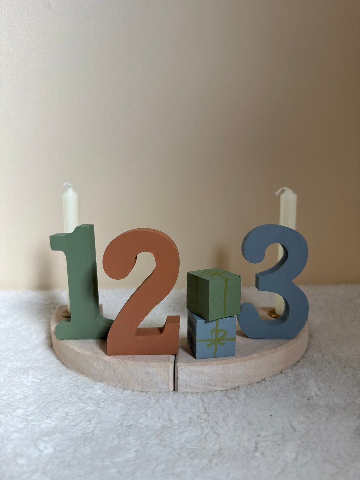 Jaarring cijfers steker voor feest verjaardag cadeautje, Ophalen of Verzenden, Zo goed als nieuw, Versiering, Verjaardag