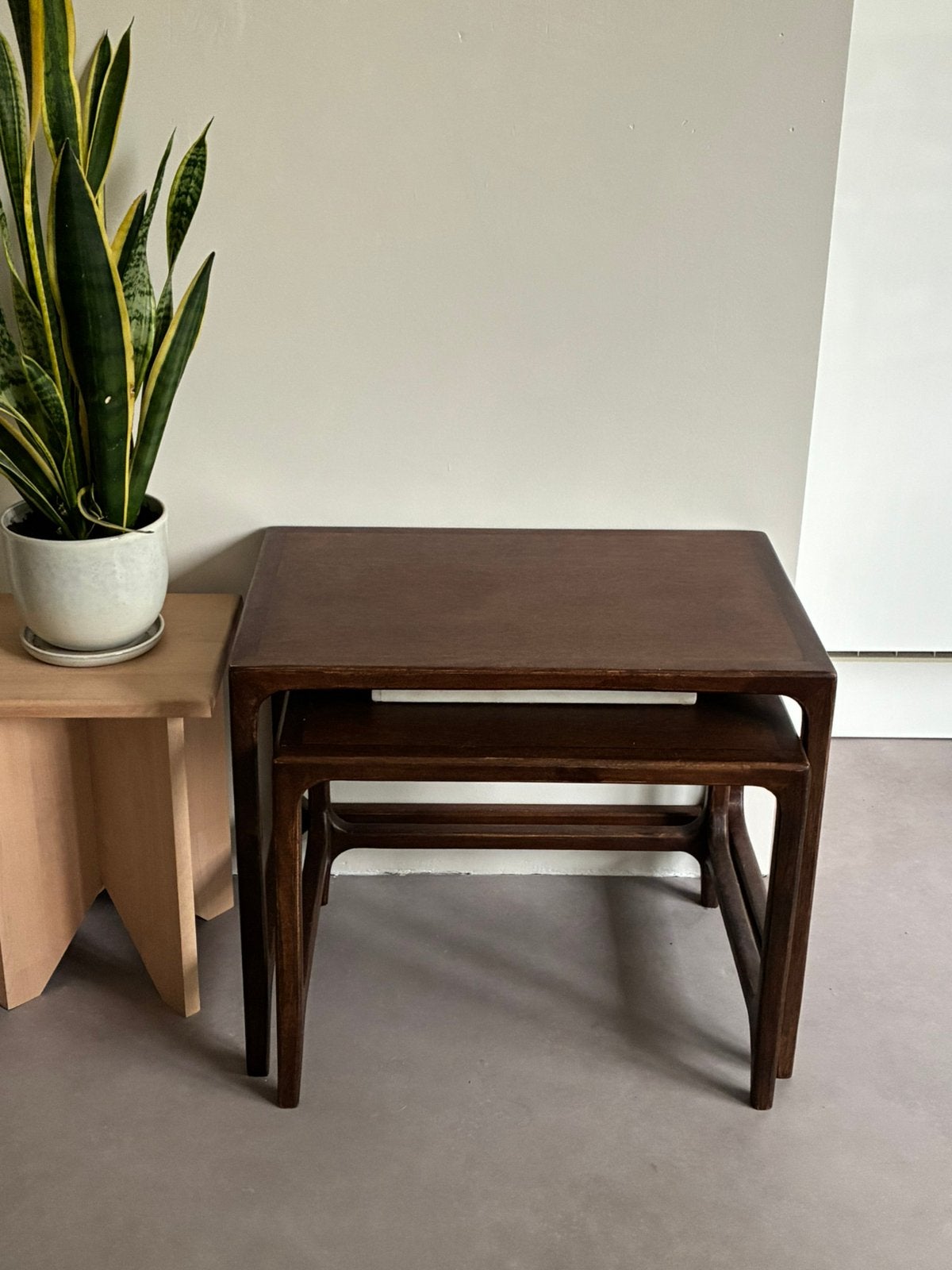 Zara Nesting Side Tables, Huis en Inrichting, 55 tot 75 cm, Zo goed als nieuw, Rechthoekig, Ophalen