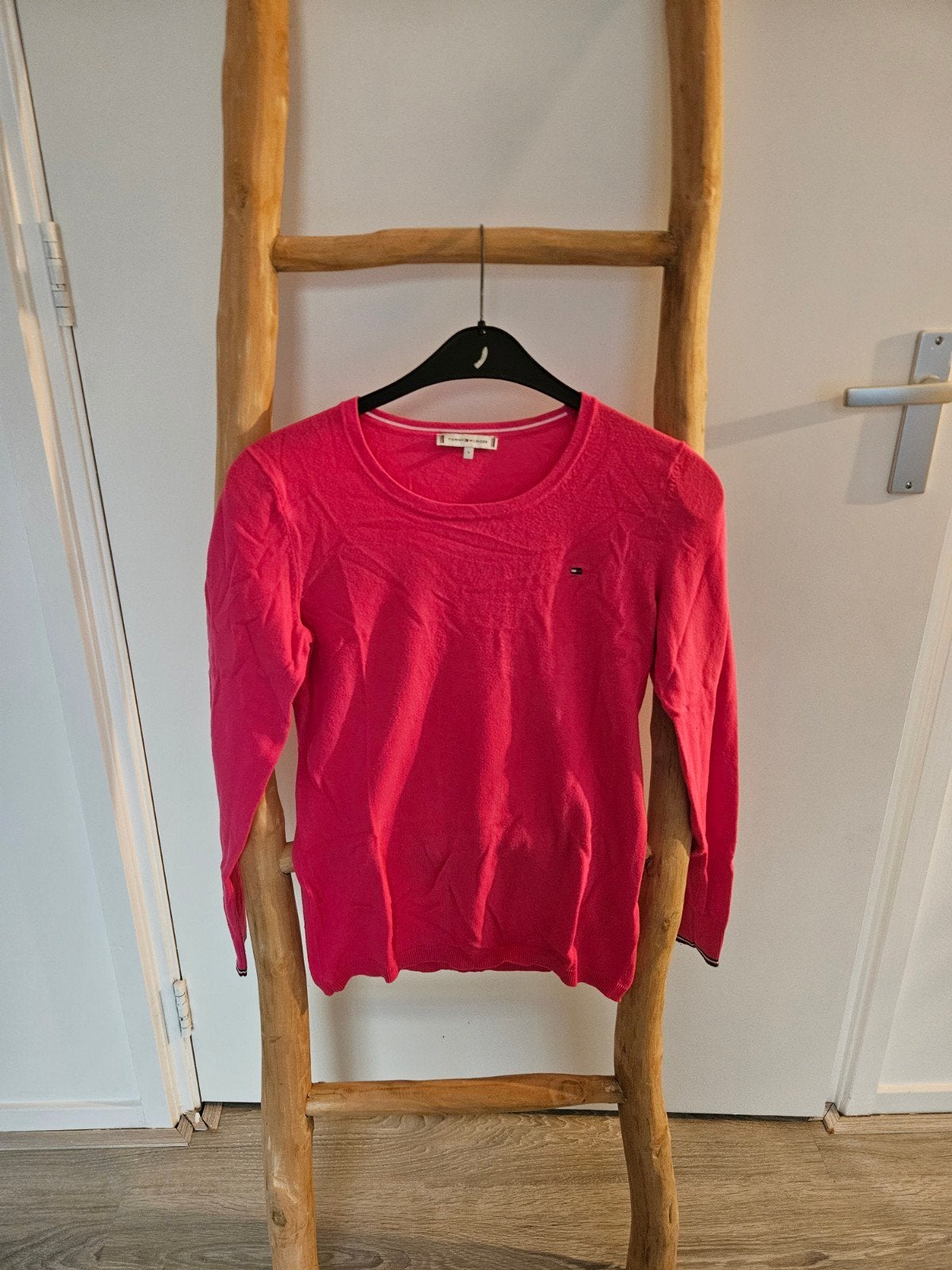 Basic Tommy Hilfiger Longsleeve, Kleding | Dames, Ophalen of Verzenden, Lange mouw, Roze, Maat 36 (S)