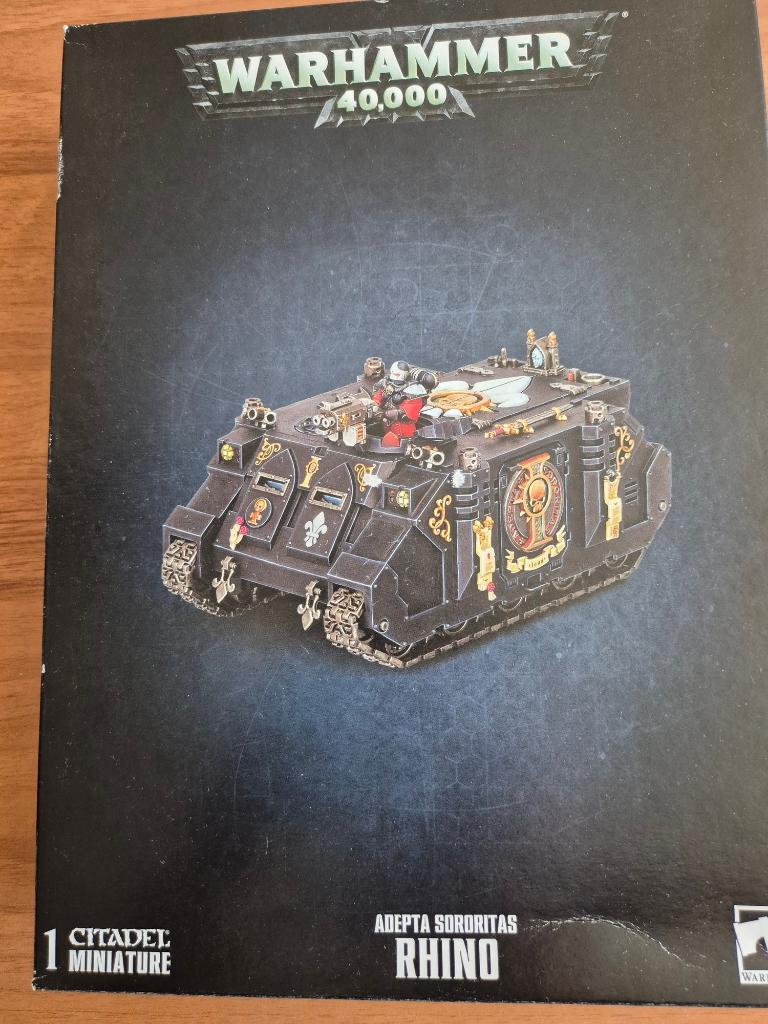 Adepta Sororitas Rhino + OOP Repressor conversion kit -WH40k, Hobby en Vrije tijd, Wargaming, Ophalen of Verzenden, Zo goed als nieuw