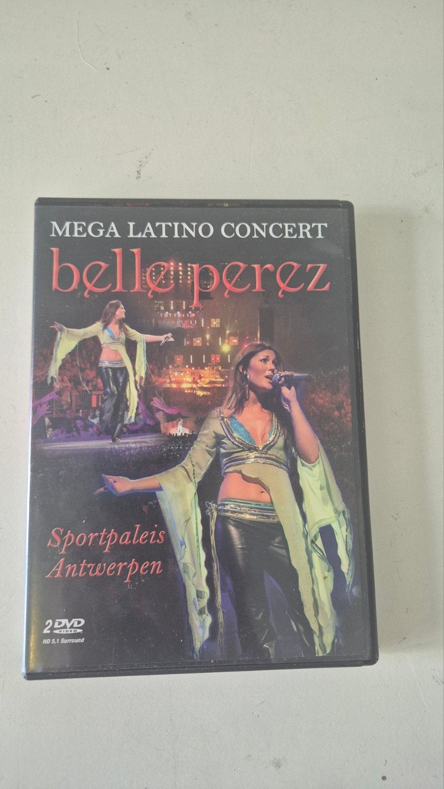 Belle Perez - Mega Latino Concert Sportpaleis Antwerpen DVD, Cd's en Dvd's, Gebruikt, Alle leeftijden, Nederlands, Inclusief doosje