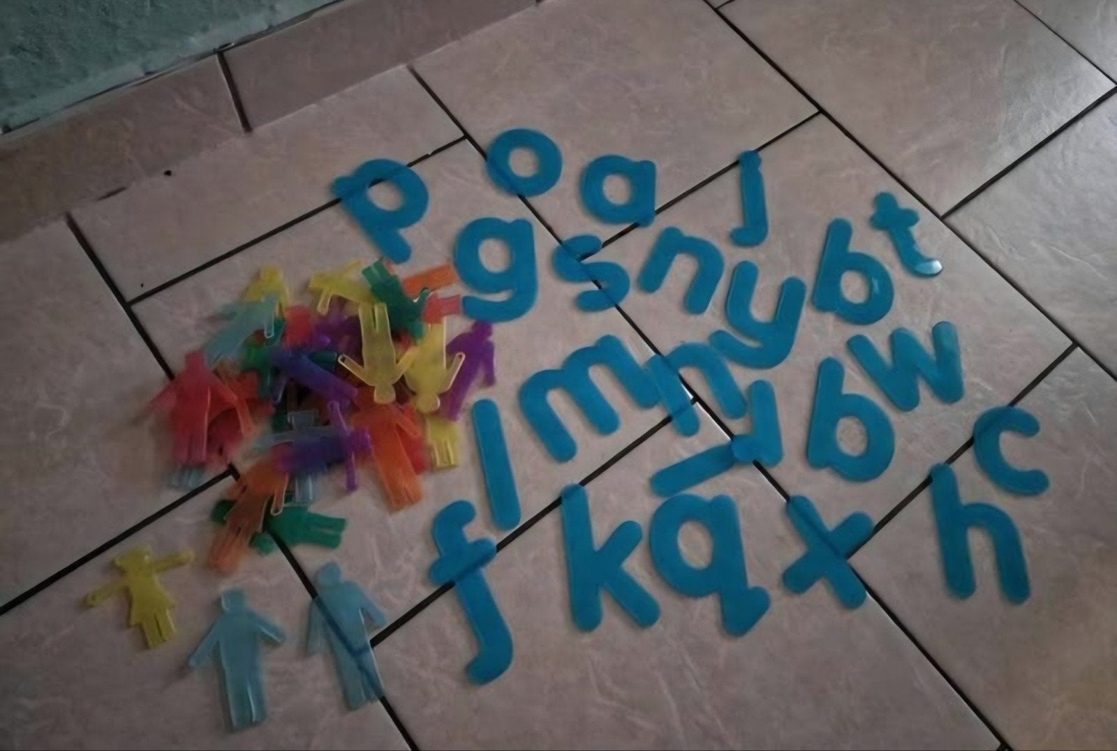 Silicone letters en poppetjes - nieuw, Eén persoon