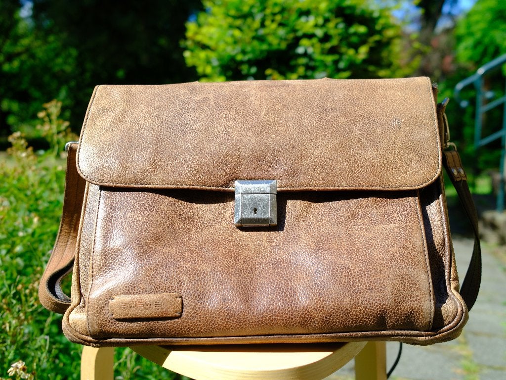Plevier aktetas 15-6 inch Dark-brown, Overige merken, Gebruikt, Bruin, Ophalen of Verzenden