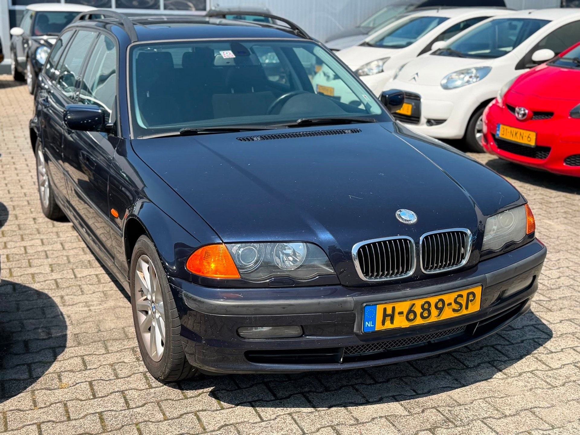 BMW 3-serie Touring 328i Automaat 6-Cilinder Airco, Auto's, BMW, Automaat, Gebruikt, Blauw, 1465 kg