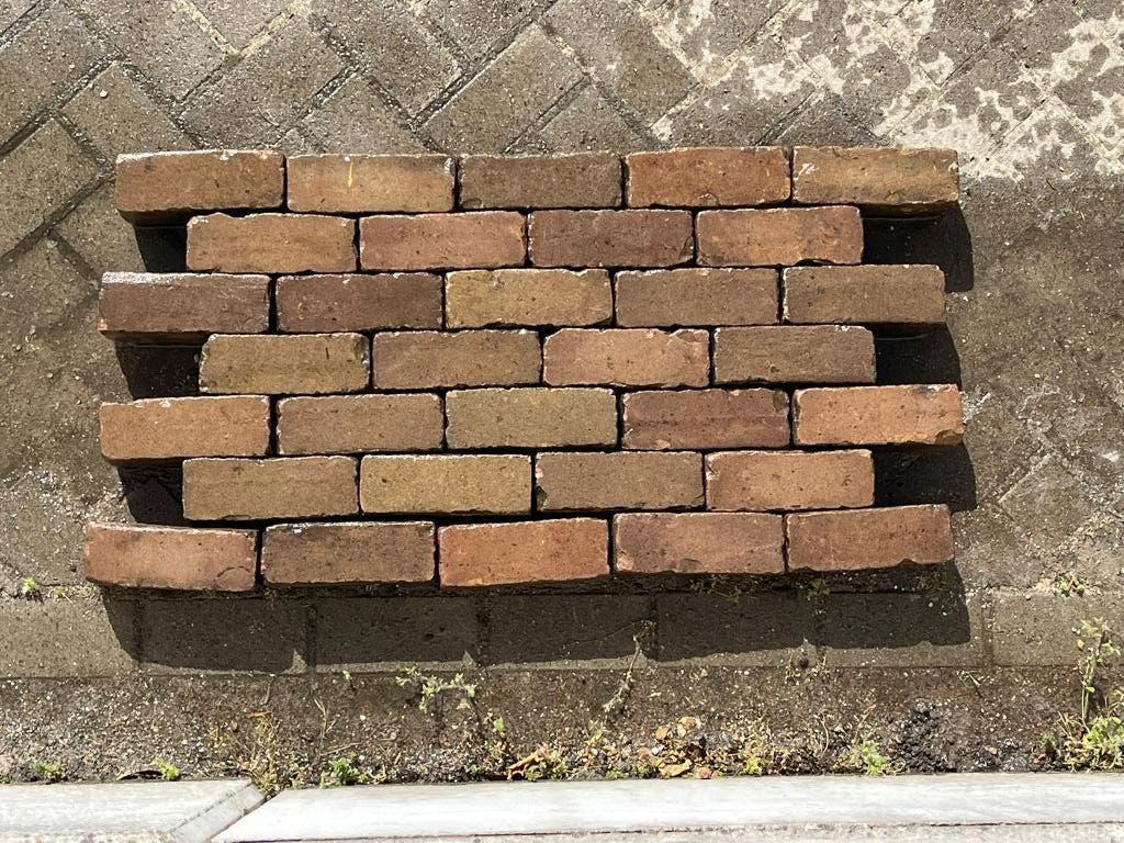 Oud Gebakken Dikformaat -500m2-, Tuin en Terras, Gebruikt, Keramiek, Klinkers, Ophalen of Verzenden