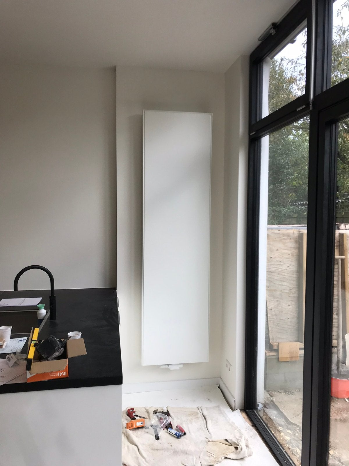 Brugman radiatoren vlakke verticaal, Radiator, Ophalen of Verzenden, Zo goed als nieuw, 60 tot 150 cm