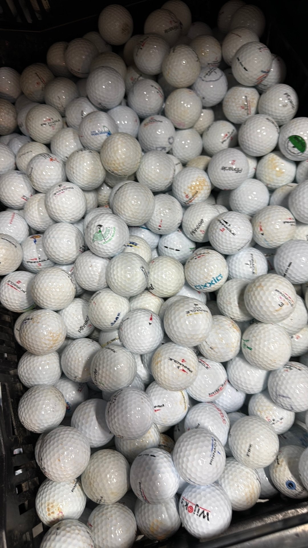 100 pinnacle golfballen, Ophalen of Verzenden, Zo goed als nieuw, Bal(len)