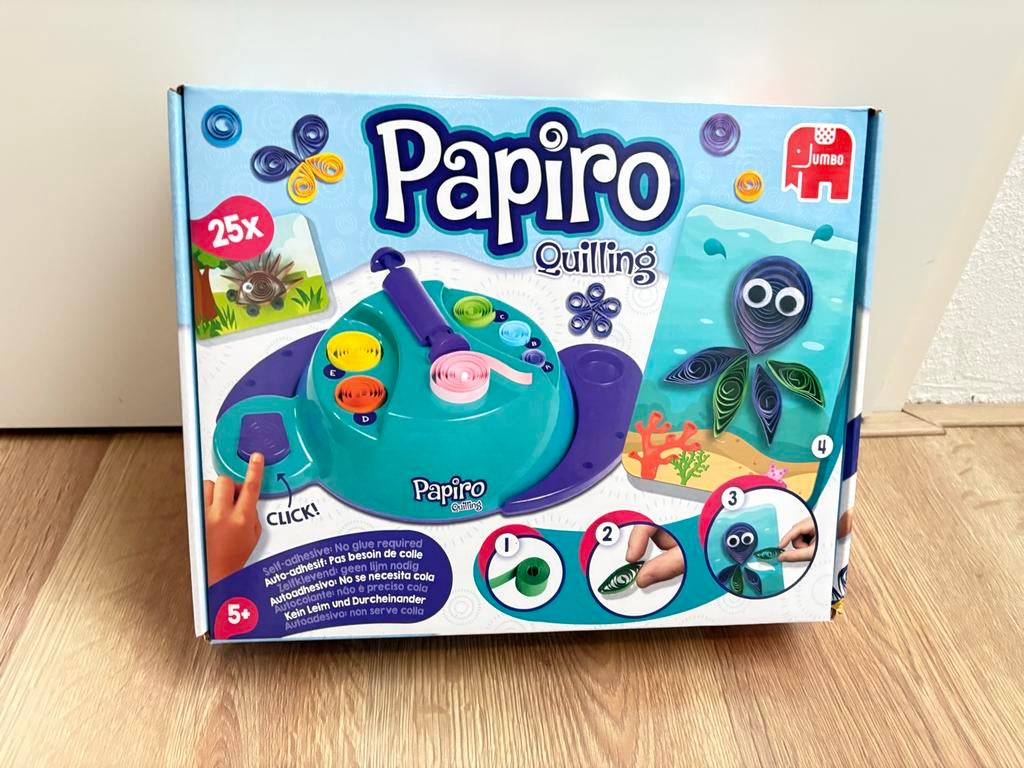 Jumbo Papiro Quilling Knutselset, Ophalen, Zelfklevend, Dieren, Nieuw