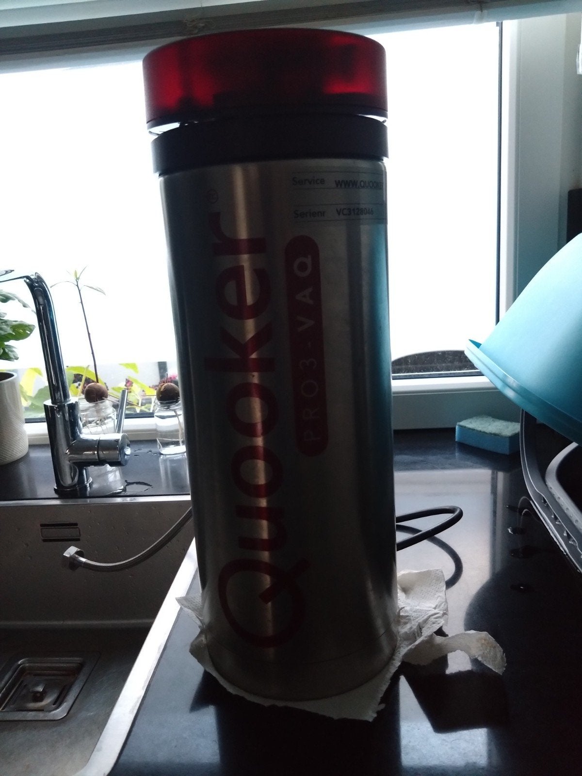 Quooker, Ophalen, Gebruikt