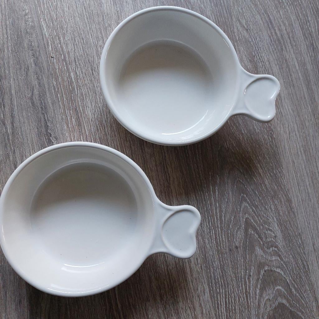 Ramekin set schaaltjes mogen in oven magnetron vaatwasser, Ophalen of Verzenden, Overige stijlen, Aardewerk, Schaal of Schalen