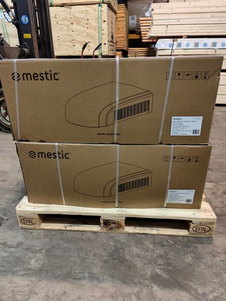 Mestic dakairconditioner RTA-1700L zwart, Witgoed en Apparatuur, Airco's, Nieuw, Mobiele airco, Minder dan 60 m³, 3 snelheden of meer