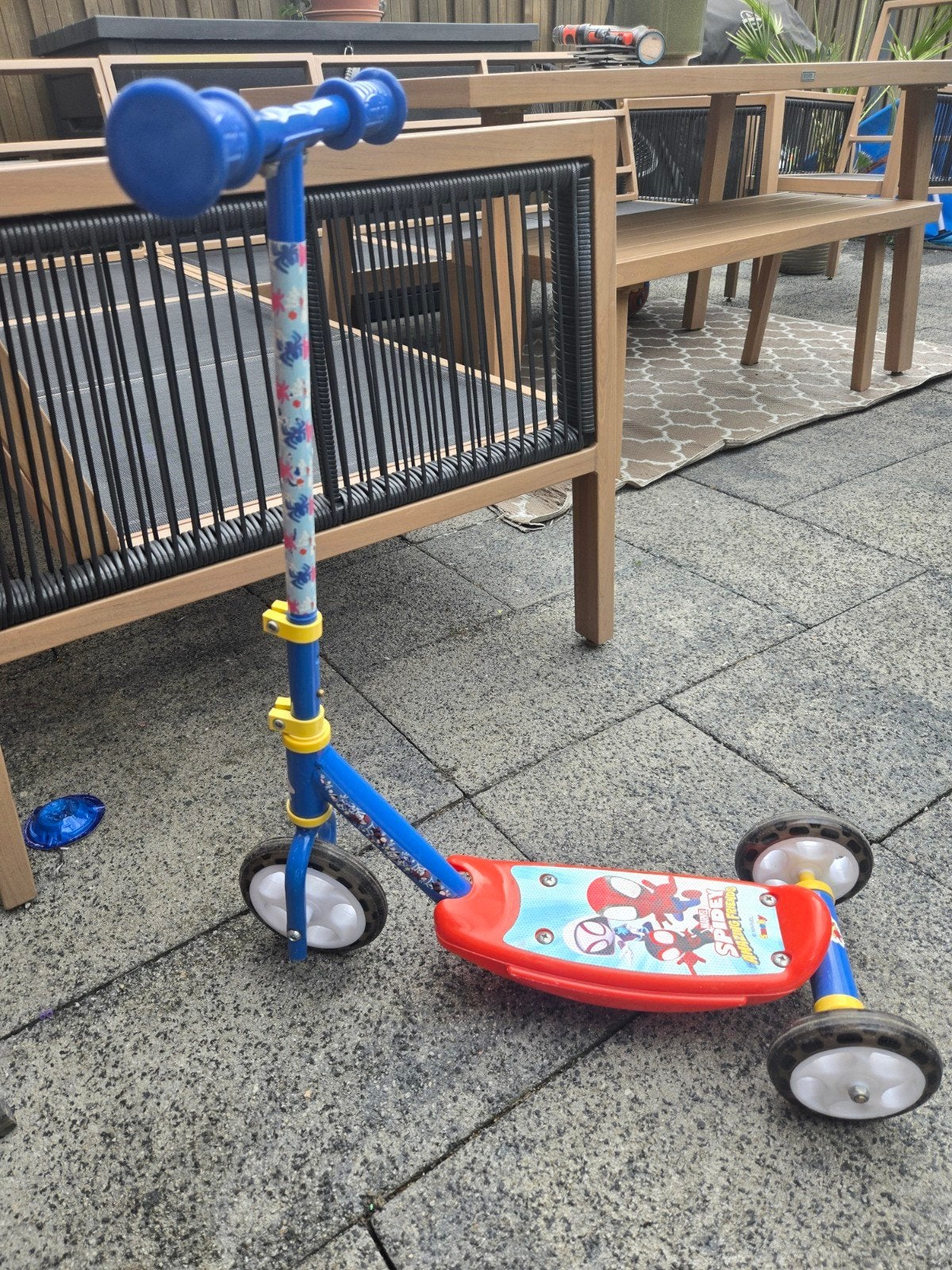 Smoby Spidey Amazing Friends step voor kinderen, Fietsen en Brommers, Steps, Ophalen, Gebruikt, Gewone step, Smoby