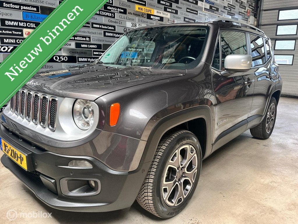 Jeep Renegade 1.4 MultiAir Limited 4x4 Pano, Auto's, Jeep, Gebruikt, Euro 6, 4 cilinders, Vierwielaandrijving