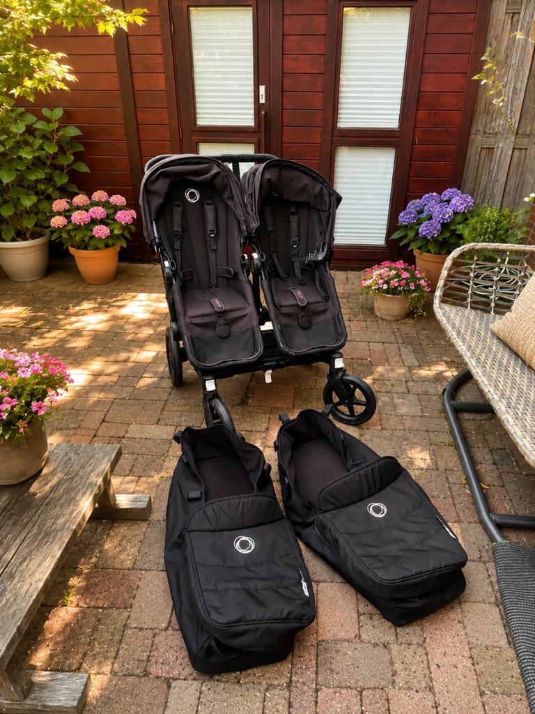 Complete Bugaboo Donkey Duo Tweeling Kinderwagen, Gebruikt, Ophalen, Kinderwagen, Duowagen