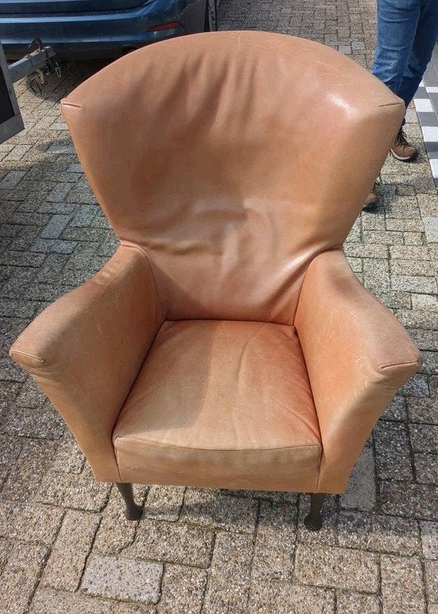 stoel comfortabel, Huis en Inrichting, Fauteuils, Ophalen, Gebruikt, Wangenstoel, 75 tot 100 cm