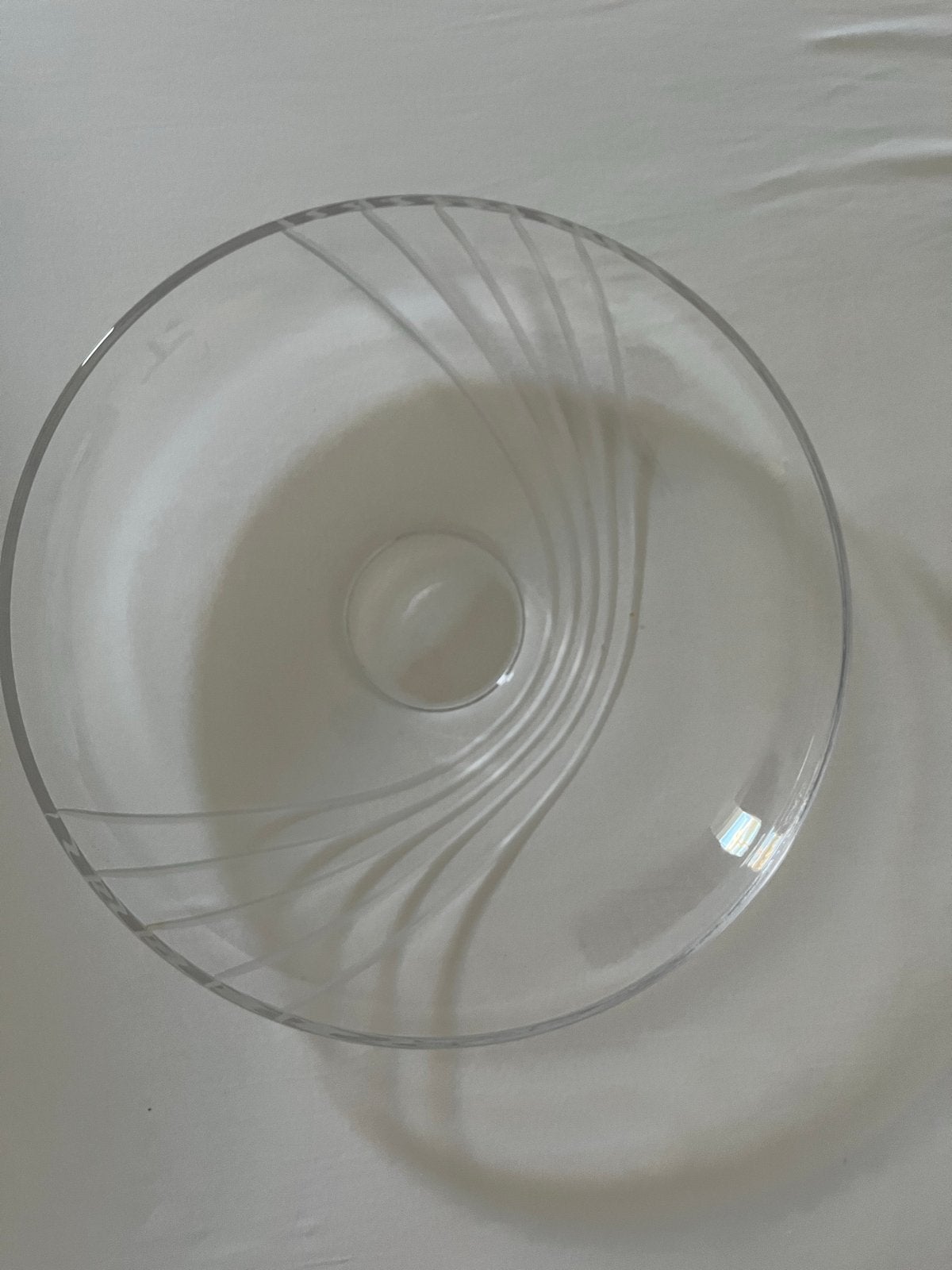 Kristallen Fruitschaal 32 cm - Prachtige Heldere Schaal, Ophalen of Verzenden