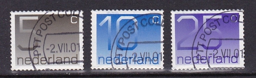 Nederland zegels uit 2001 vooraf gestempeld, Verzenden, Na 1940, Gestempeld
