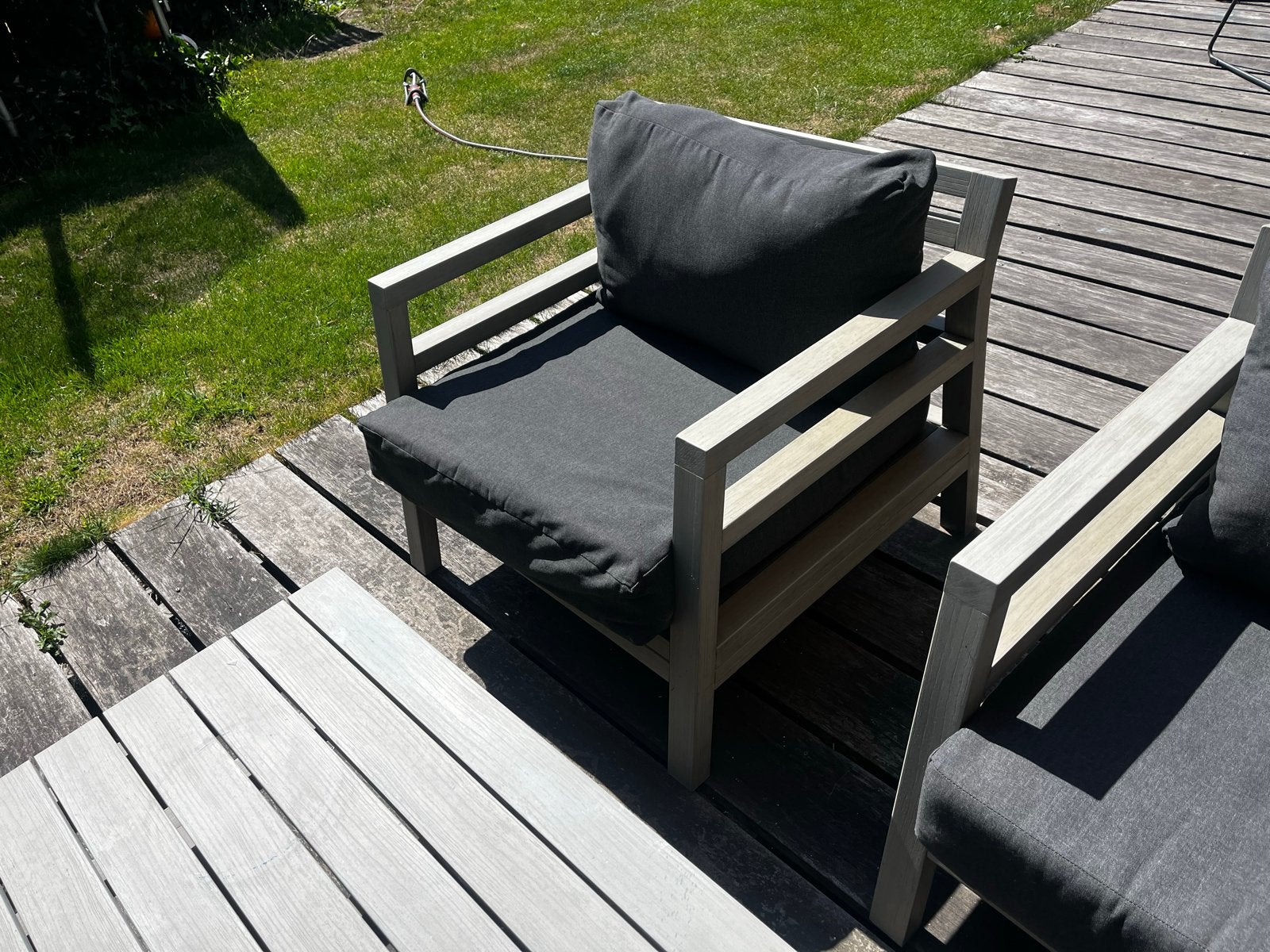 Loungeset 4-delig Garden Impressions met kussens, Ophalen, 4 zitplaatsen, Kunststof, Gebruikt