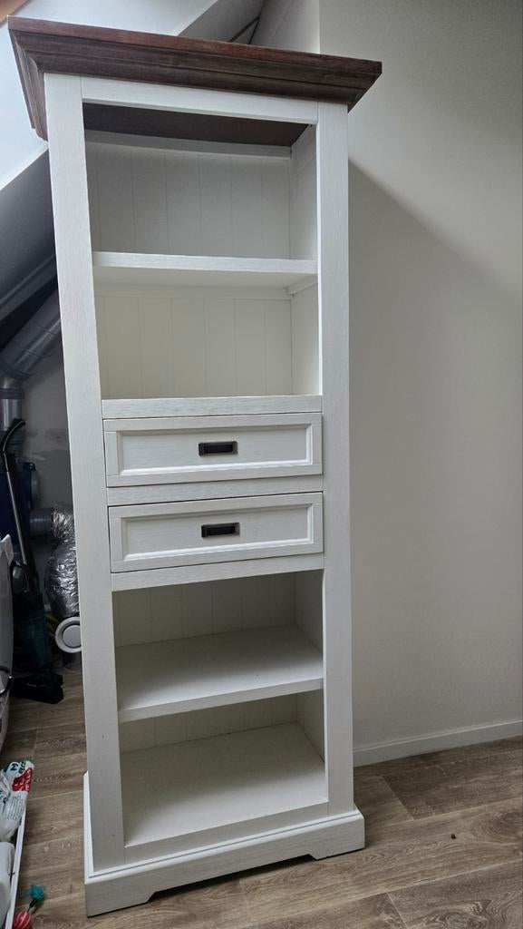 Surrey Boekenkast 185,5x75x45 cm - Gebruikt, Goede Staat, Ophalen, Met plank(en), Gebruikt, Landelijke, klassieke stijl
