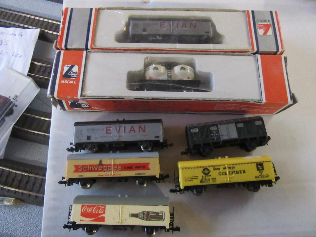 LIMA DIV WAGONS, Hobby en Vrije tijd, Modeltreinen | N-Spoor, Gelijkstroom, Wagon, Ophalen of Verzenden, Zo goed als nieuw