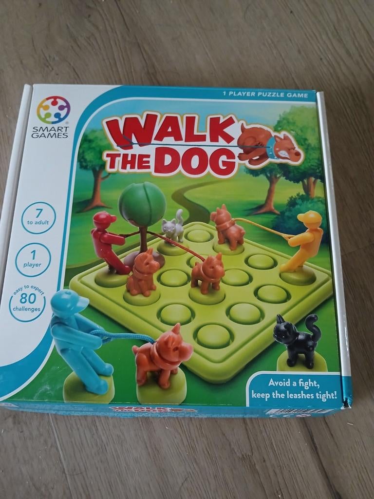 Walk the Dog - Smart Games Puzzelspel, Een of twee spelers, Ophalen of Verzenden, Zo goed als nieuw, Smart Games