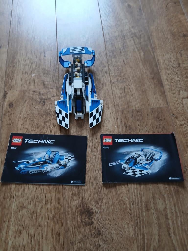 Lego Technic 42045 Hydroplane Racer, Kinderen en Baby's, Speelgoed | Duplo en Lego, Ophalen, Zo goed als nieuw, Complete set, Lego