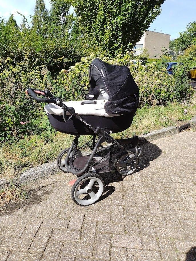 Meegroei kinderwagen - Bebeconfort combiwagen, Kinderen en Baby's, Kinderwagens en Combinaties, Gebruikt, Verstelbare duwstang