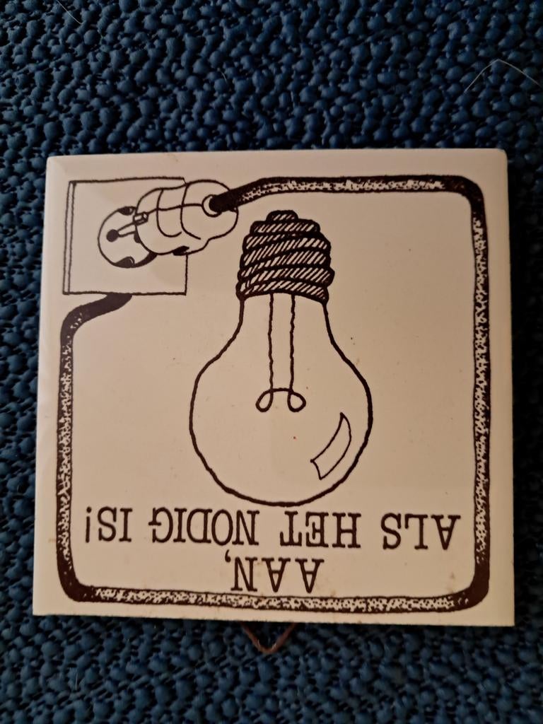 Vintage Tegels met Spreuken, Antiek en Kunst, Antiek | Wandborden en Tegels, Ophalen of Verzenden