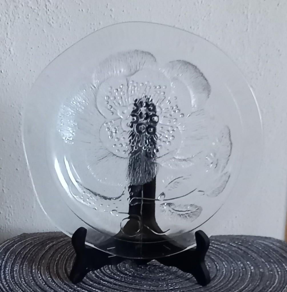 Iittala Nuuttajärvi, Oiva Toikka, "Pioni"vintage glas, Ophalen of Verzenden