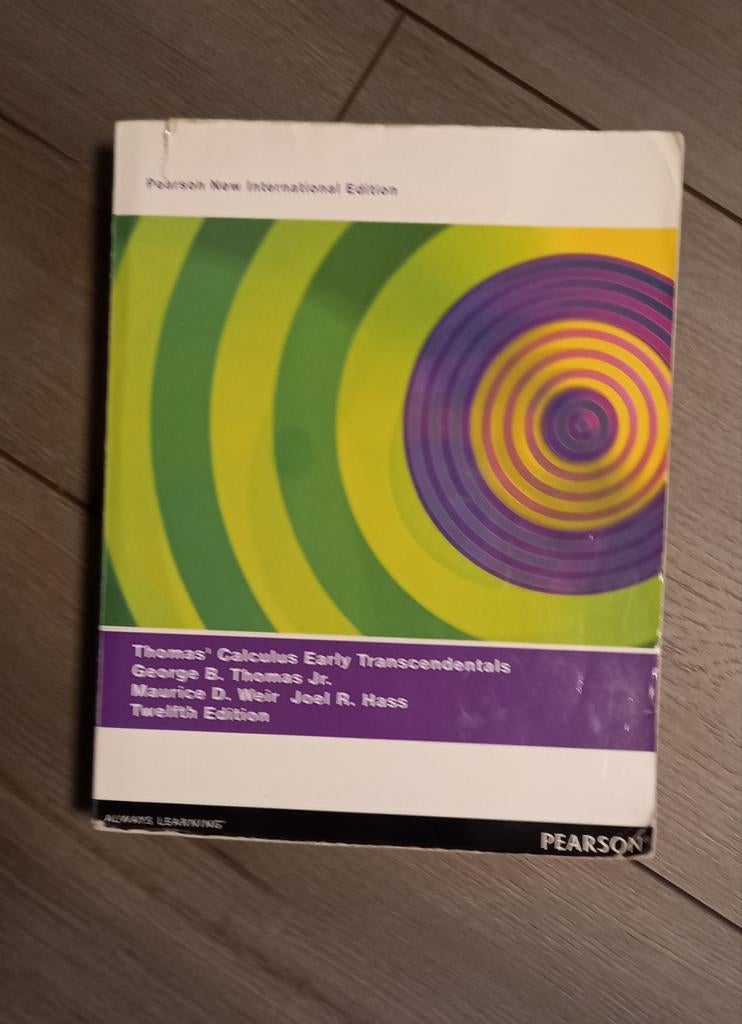 Thomas  Calculus Early Transcendentals, Boeken, Ophalen, Gelezen, WO