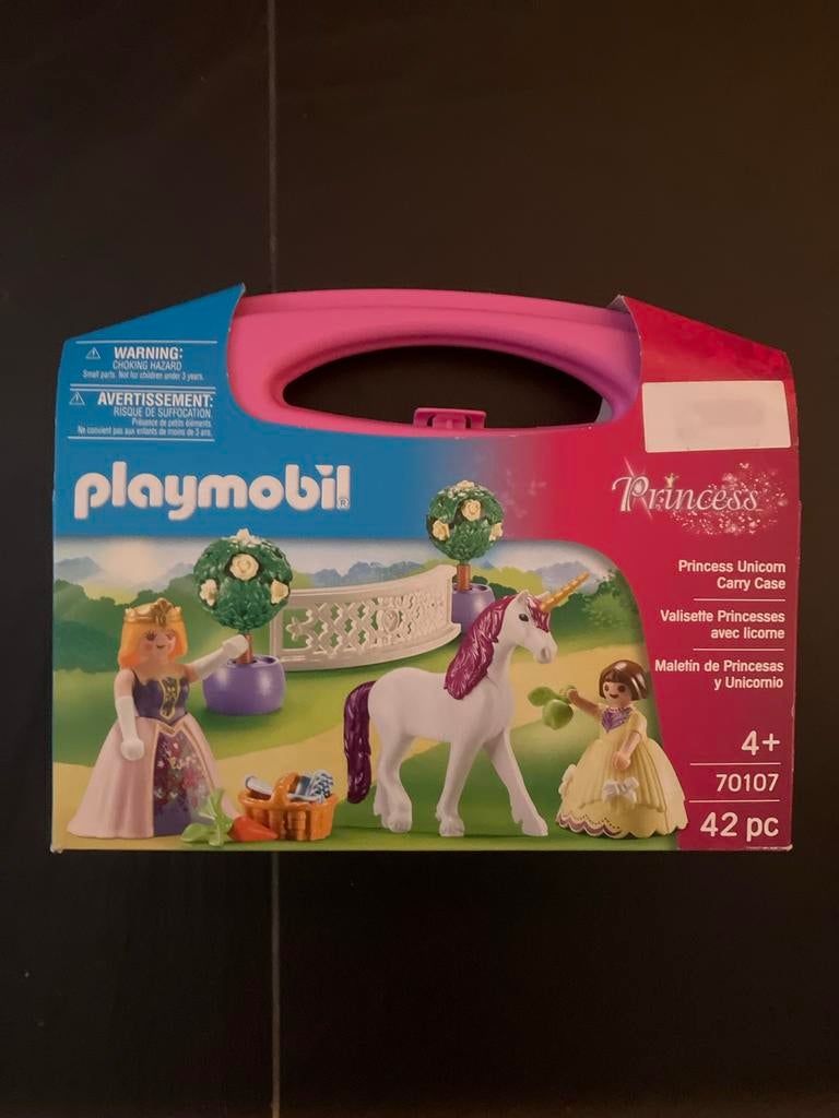 Playmobil Princess Unicorn Carry Case - Complete Set, Ophalen, Nieuw, Complete set
