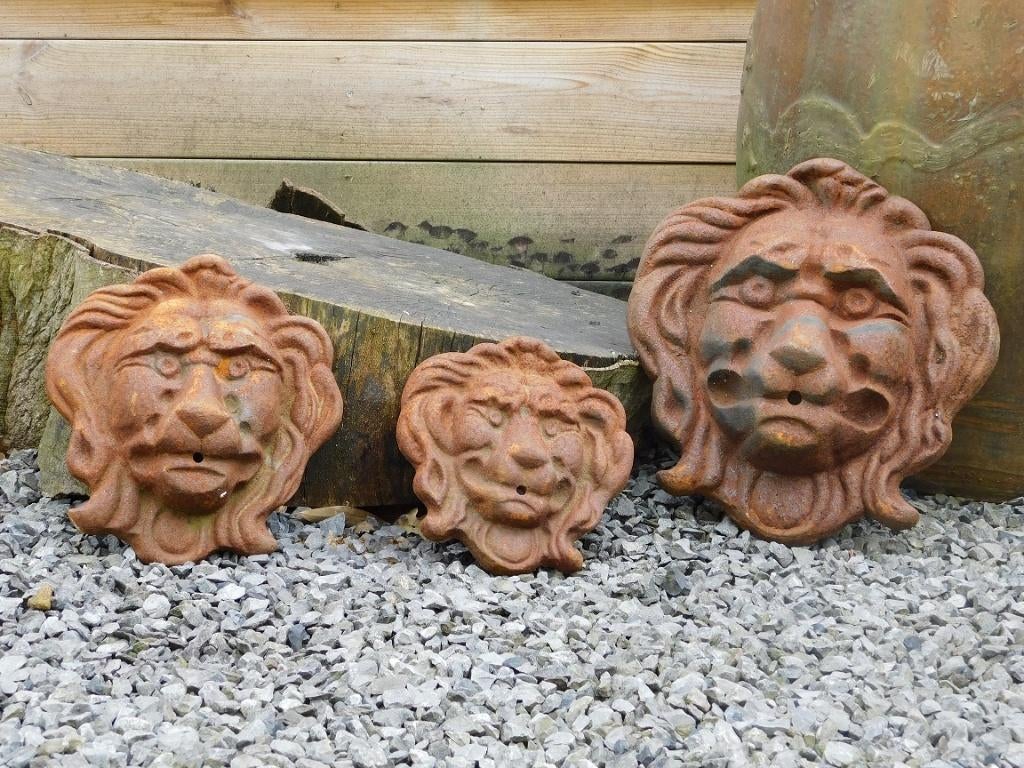 Waterspuwer, gietijzer - "leeuw S", Tuin en Terras, Waterpartijen en Fonteinen, Ophalen of Verzenden, Gietijzer, Fontein