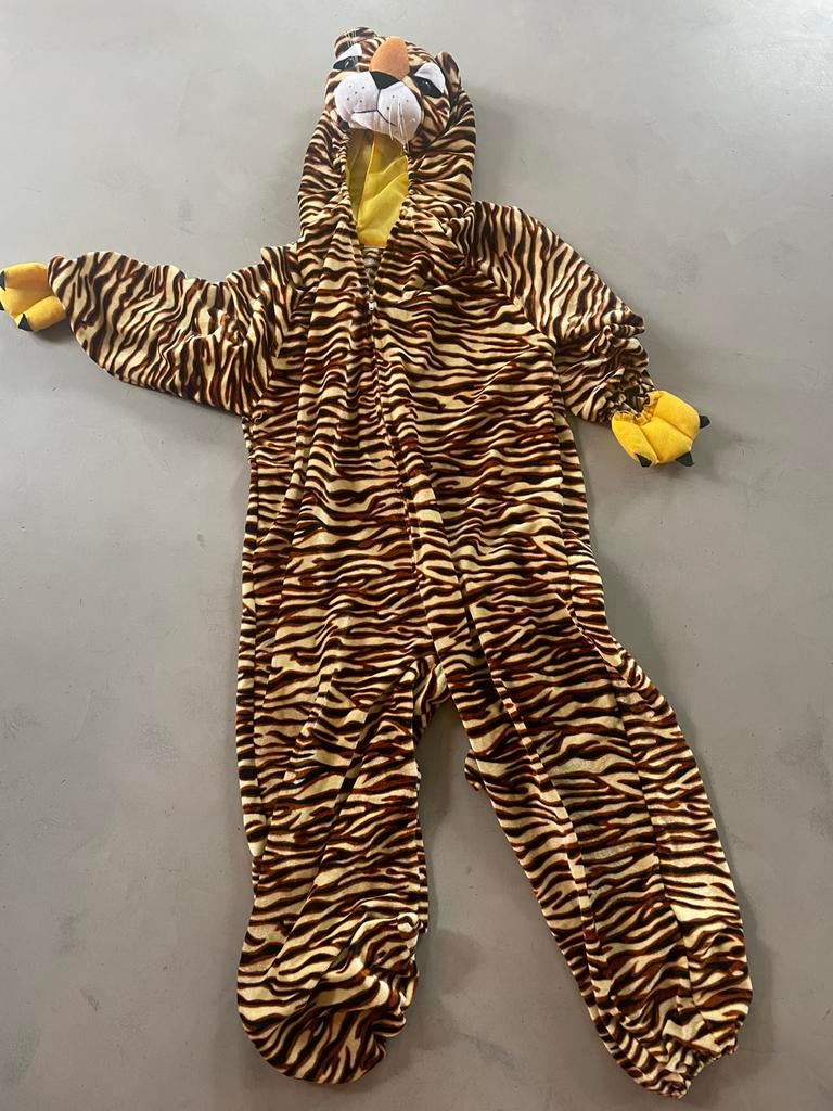 Tijger onesie, Ophalen of Verzenden, Zo goed als nieuw, 134 t/m 140, Jongen of Meisje