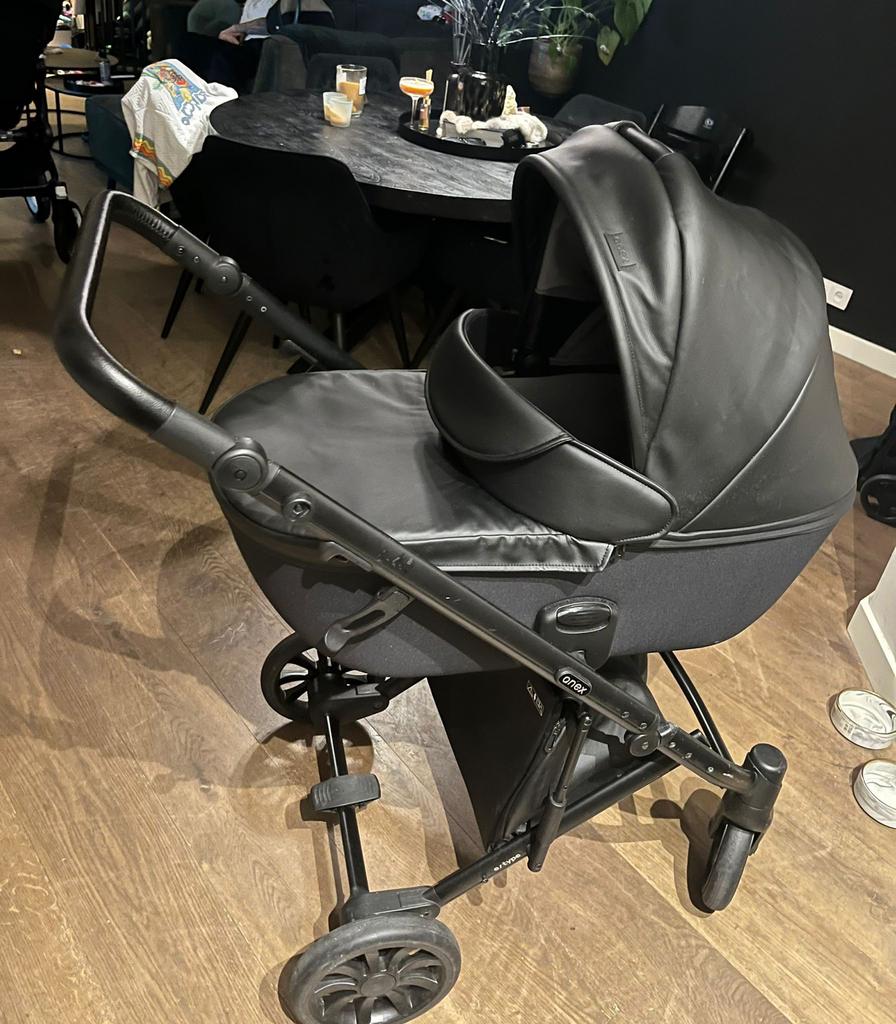 Nette Anex e type combiwagen compleet, Kinderen en Baby's, Kinderwagens en Combinaties, Zo goed als nieuw, Combiwagen, Met reiswieg