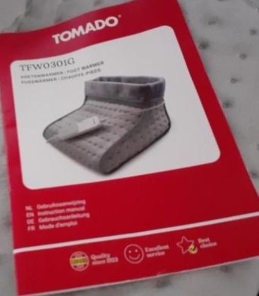 Tomado verwarmde voetenzak, Ophalen of Verzenden, Zo goed als nieuw
